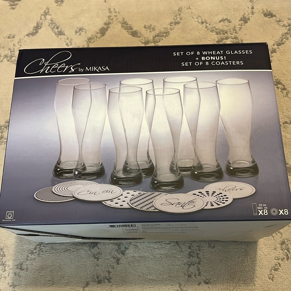Mikasa Beer Glasses
